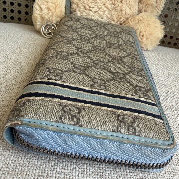 Gucci GG Canvas Zippy Wallet with COA - Picture 15 of 16